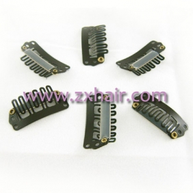 40 pcs Clips For Clip-on Hair Extensions,Toupees 28mm brown