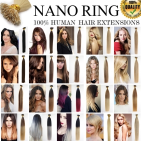 UK Stock 28 Colors Double Drawn 50S 16"-24" Nano hair 1g/s human hair extensions